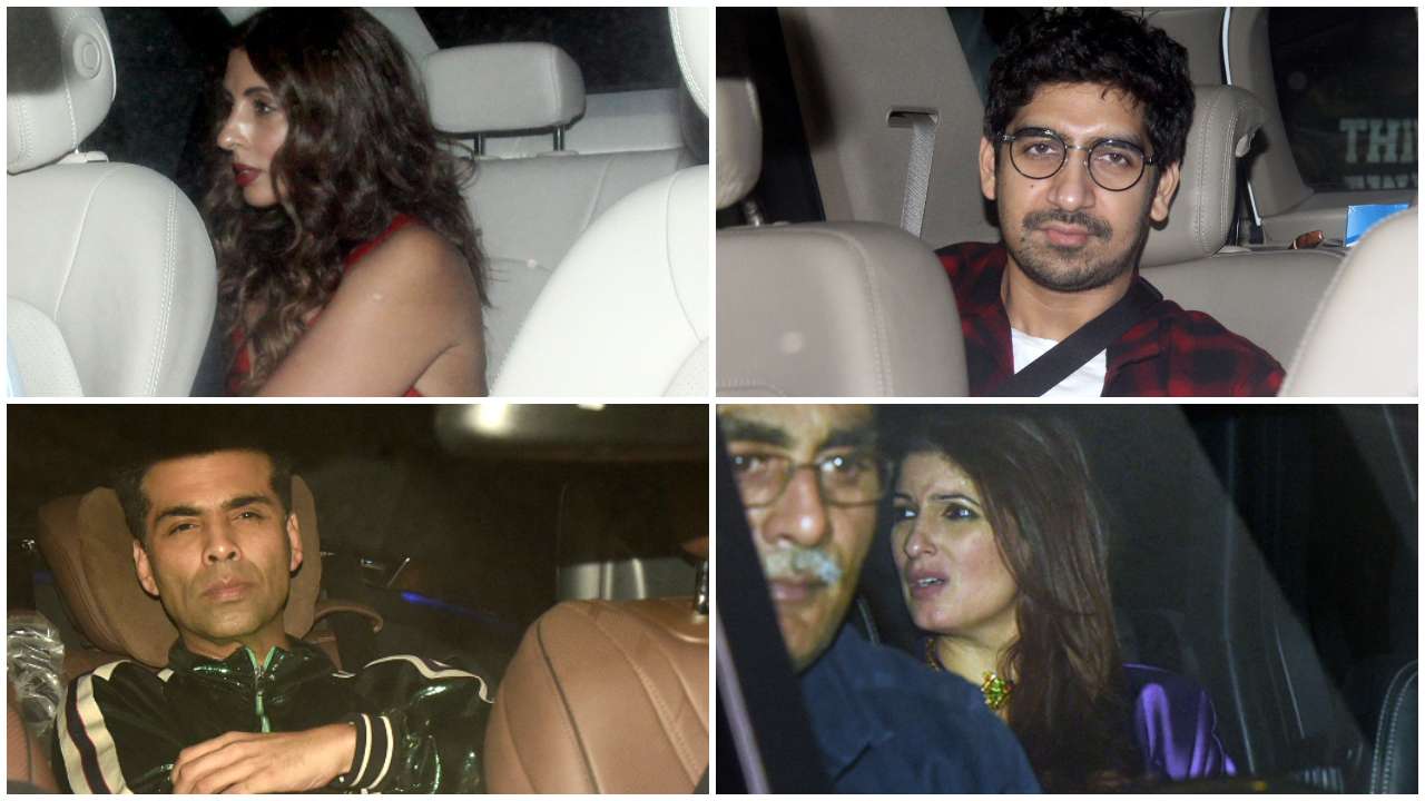 Shweta Bachchan Nanda, Ayan Mukerji , Karan Johar and Twinkle Khanna