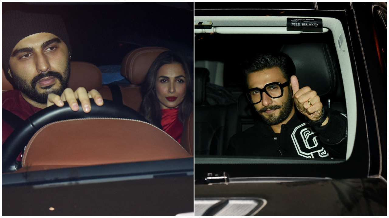 Ranveer Singh and Arjun Kapoor at Ritesh Sidhwani's Christmas bash