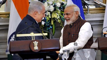 Netanyahu in India