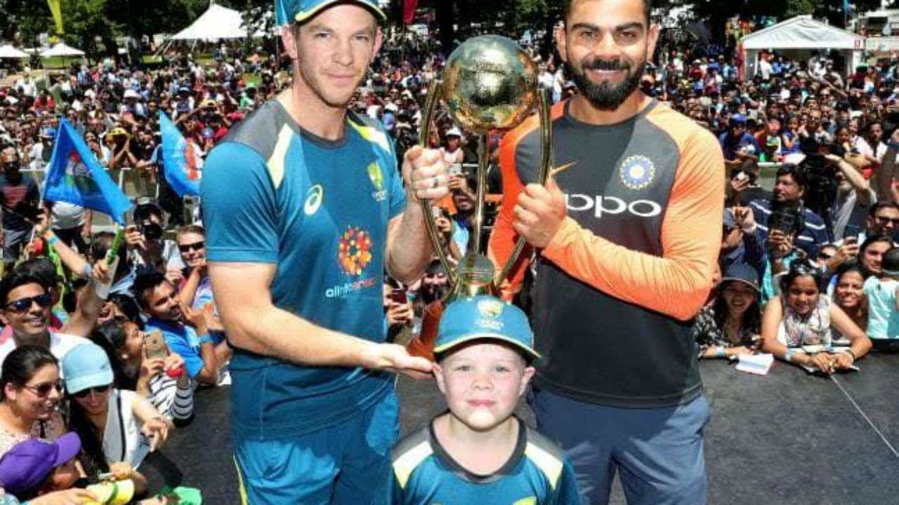Archie Schiller gets Baggy Green, joins Virat Kohli & Tim Paine for toss