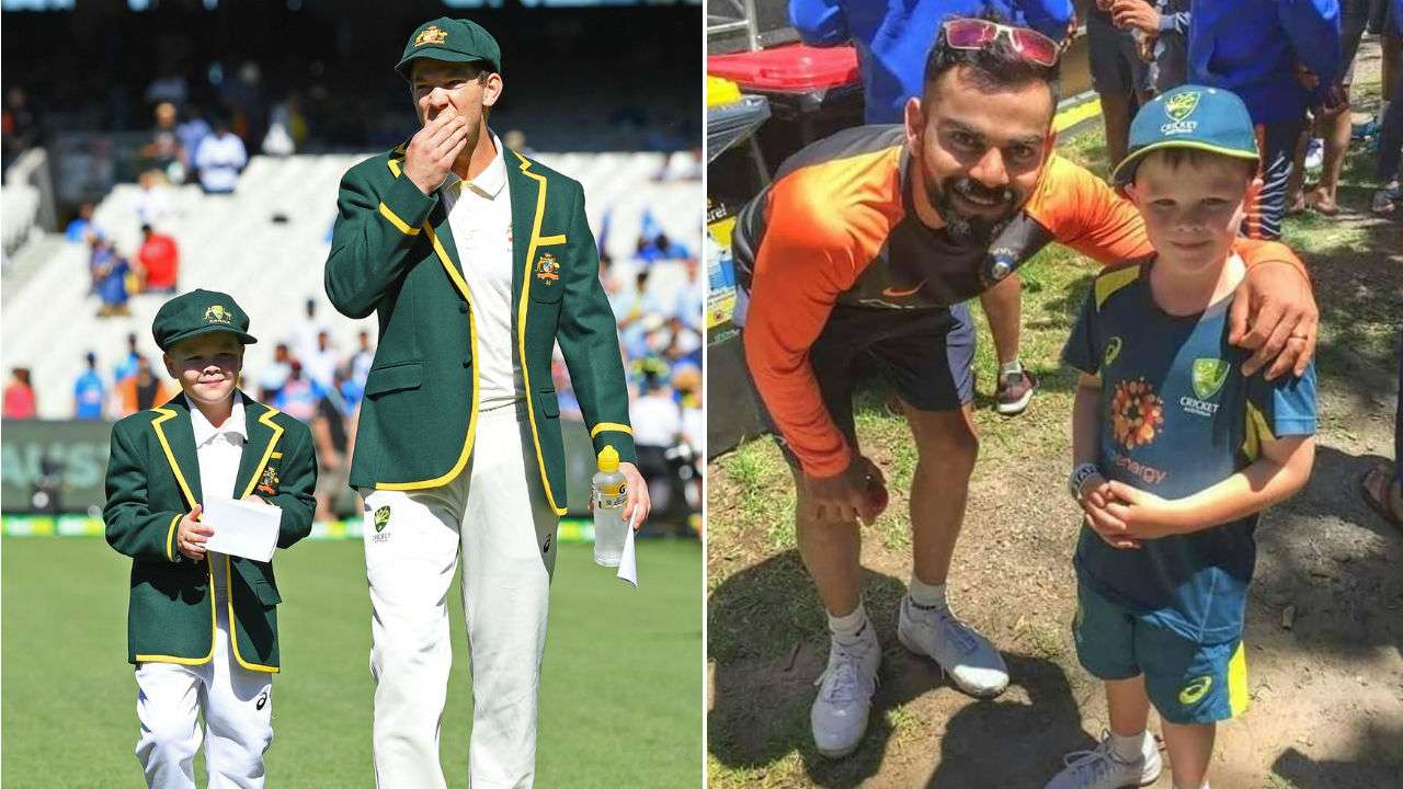 Archie Schiller gets Baggy Green, joins Virat Kohli & Tim Paine for toss