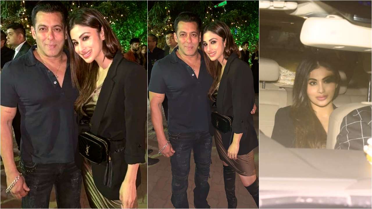 Salman Khan strikes a pose with 'fan girl' Mouni Roy