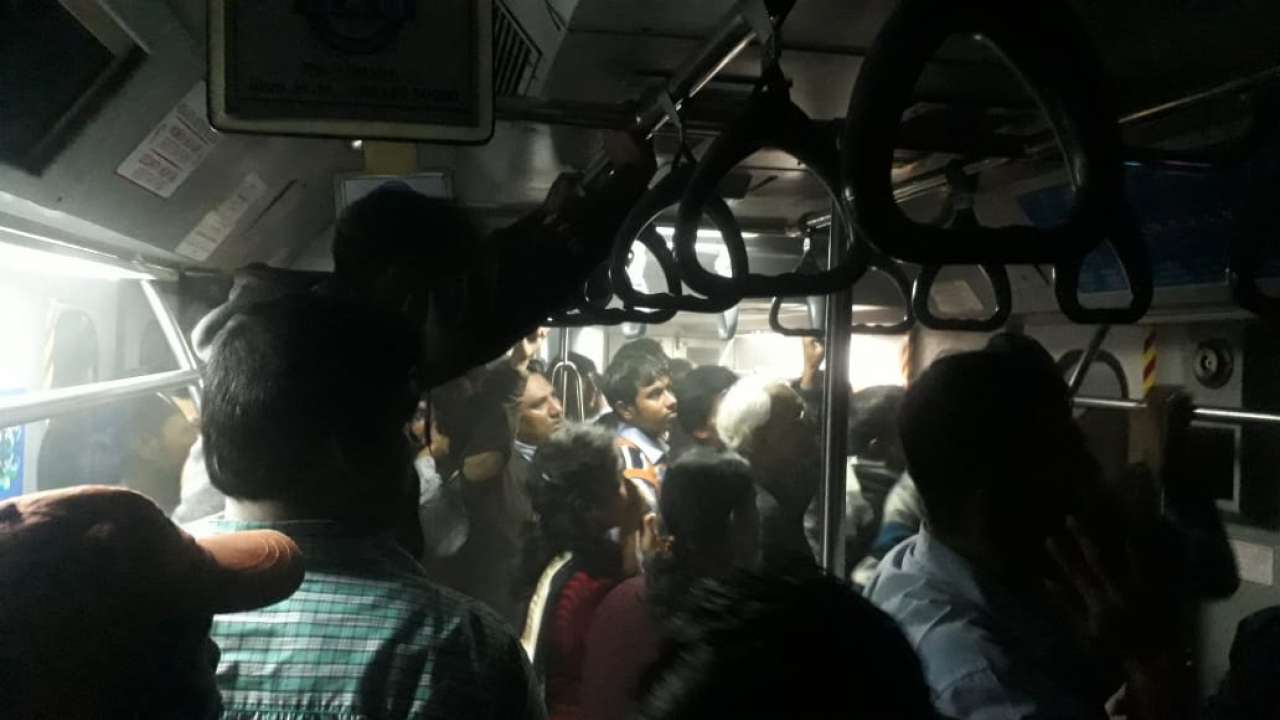 Metro services were hit
