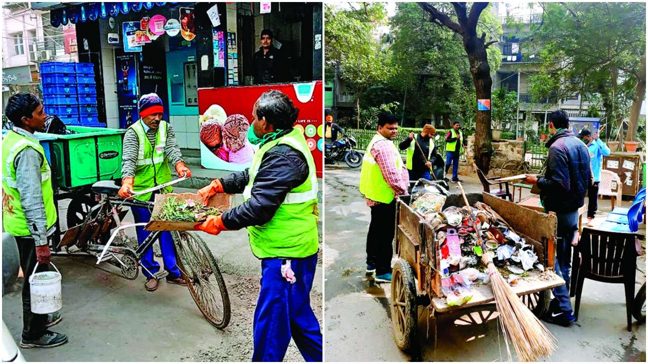 South Delhi Municipal Corporation conducts stop littering drive in mkts