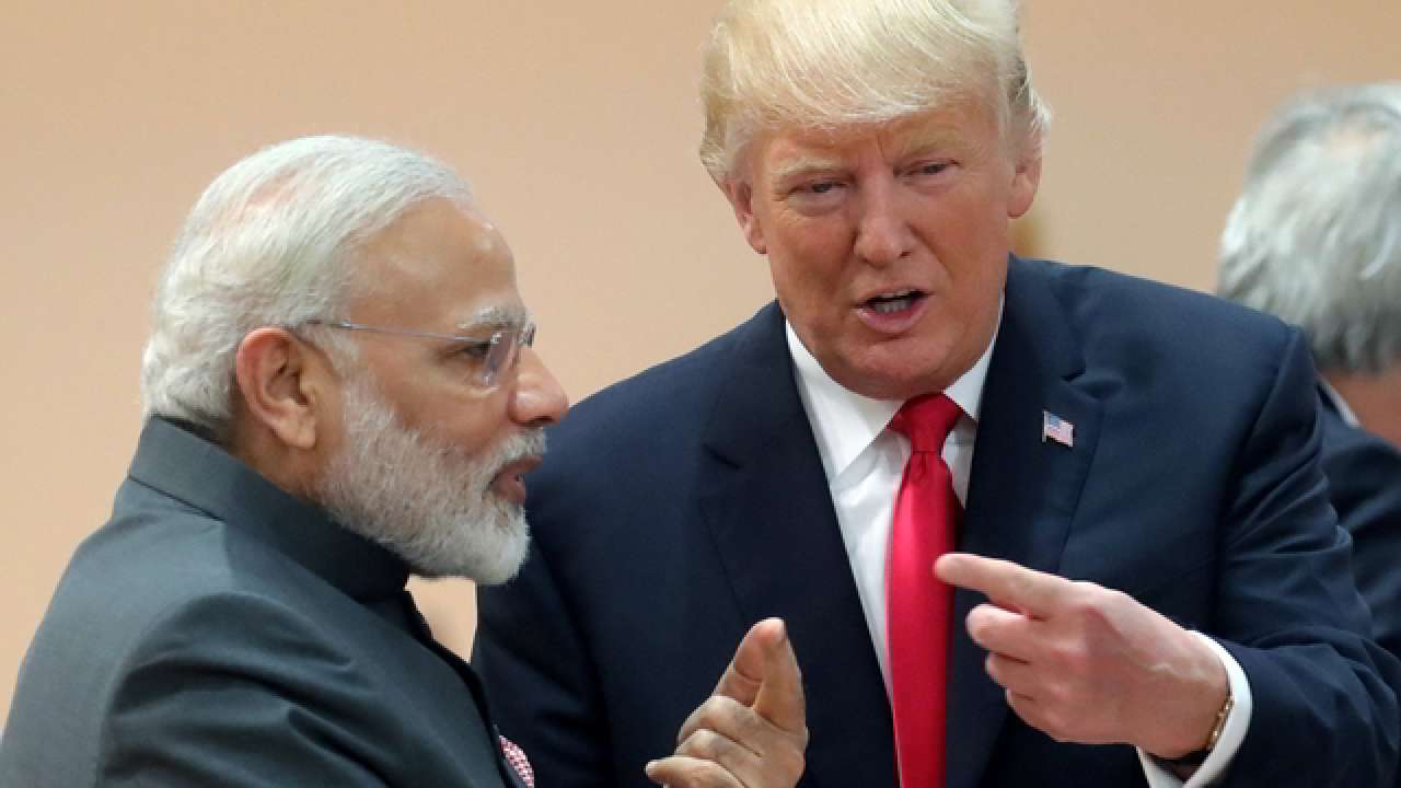 PM Modi with POTUS Trump