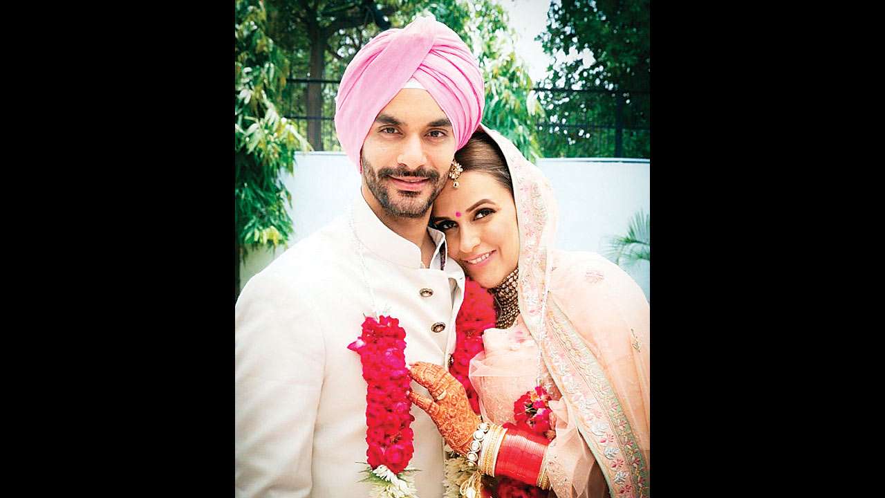 Neha Dhupia and Angad Bedi
