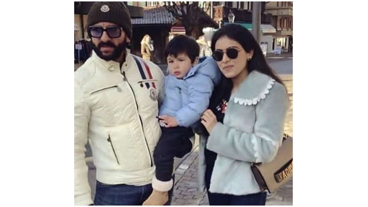 Saif Ali Khan and Taimur Ali Khan