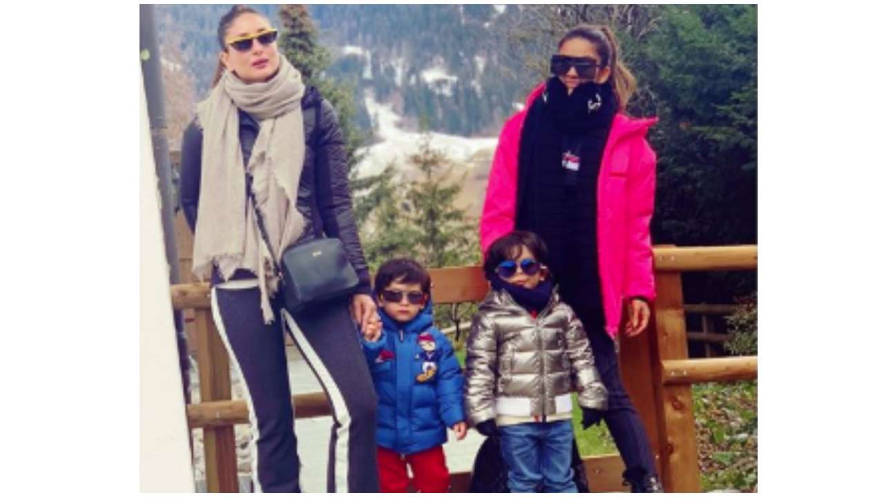 Check out a few more pics from Saif Ali Khan, Kareena and Taimur's Switzerland holiday 