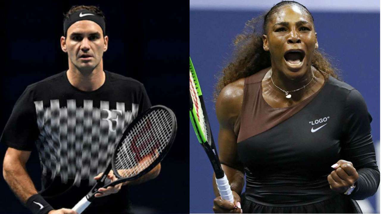 Roger Federer and Serena Williams