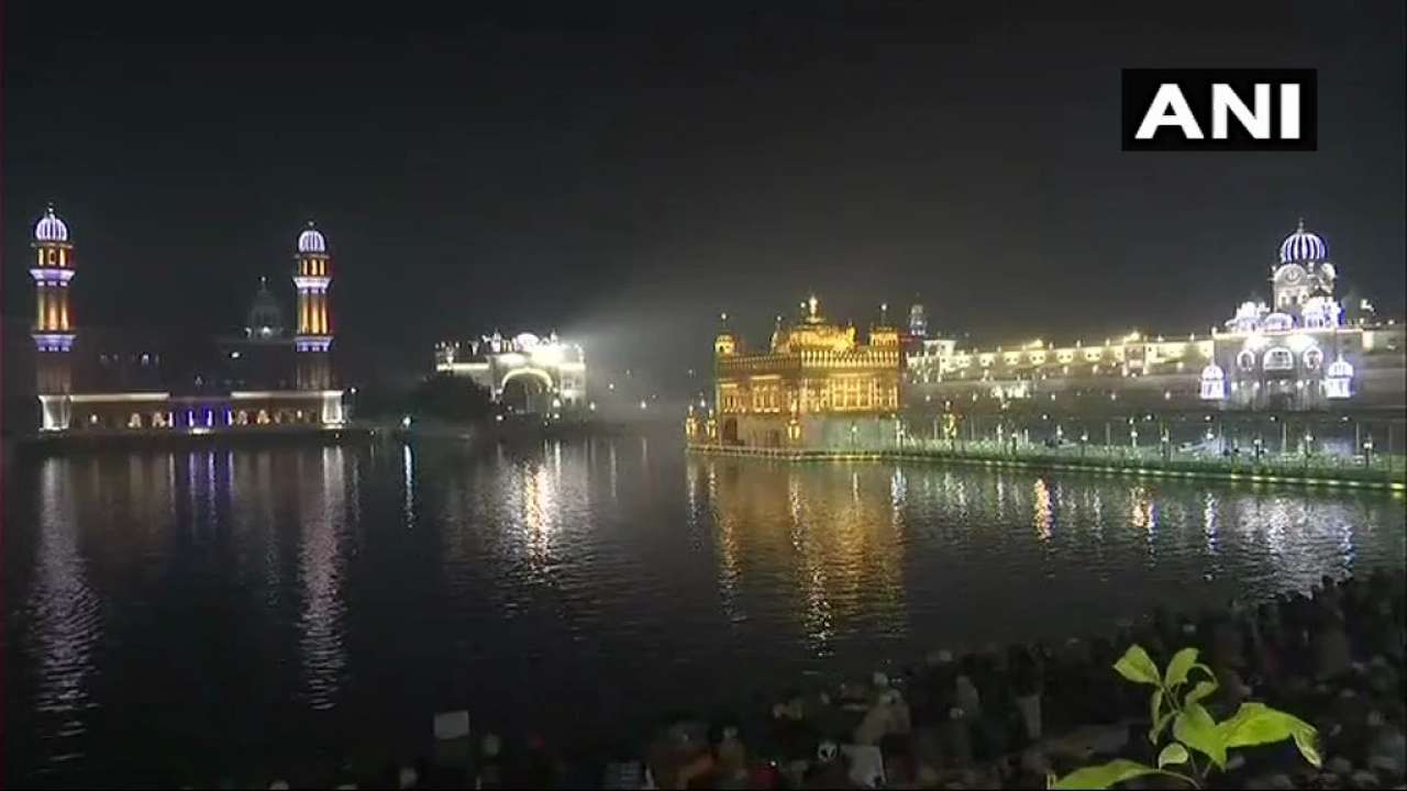 Fireworks at Golden Temple in Amritsar