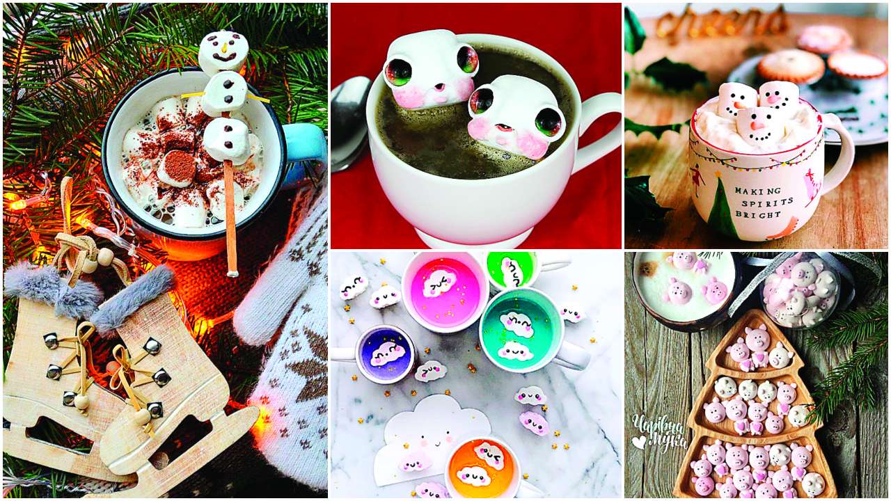Instagram artists bring in Christmas with marshmallow art