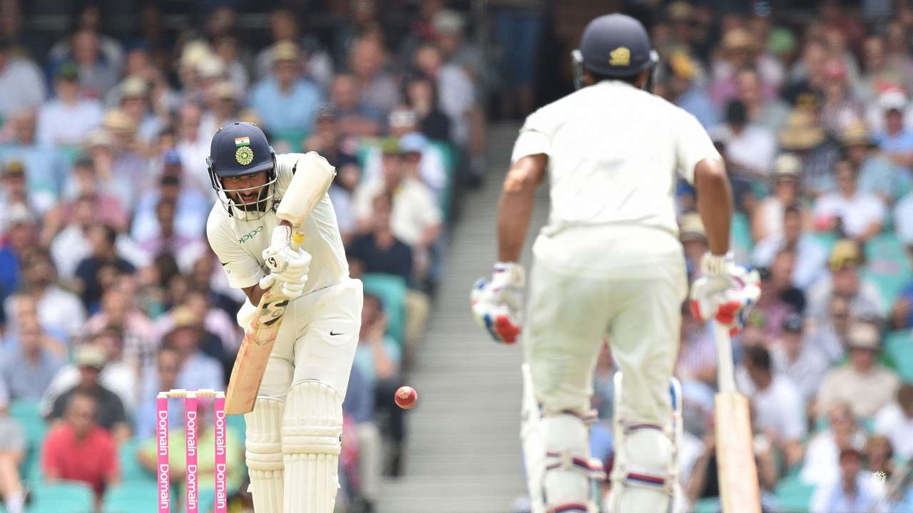 Mayank Agarwal and Cheteshwar Pujara
