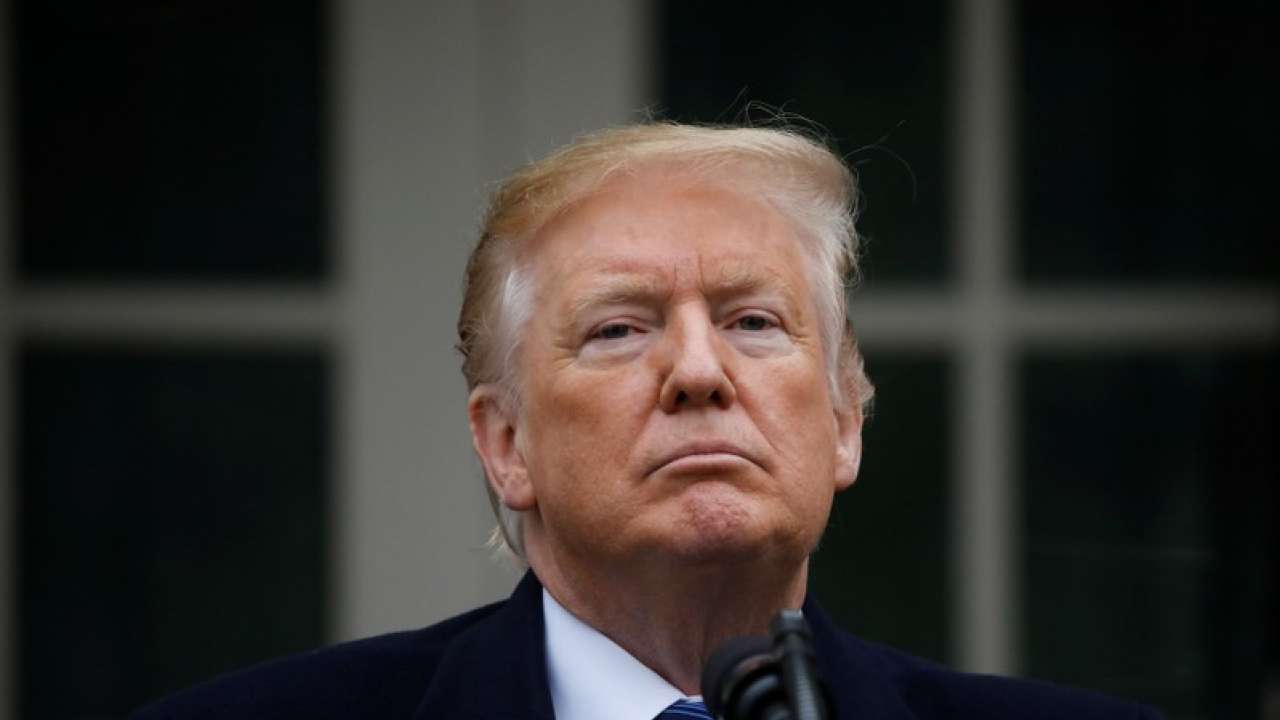 (US President Donald Trump) 