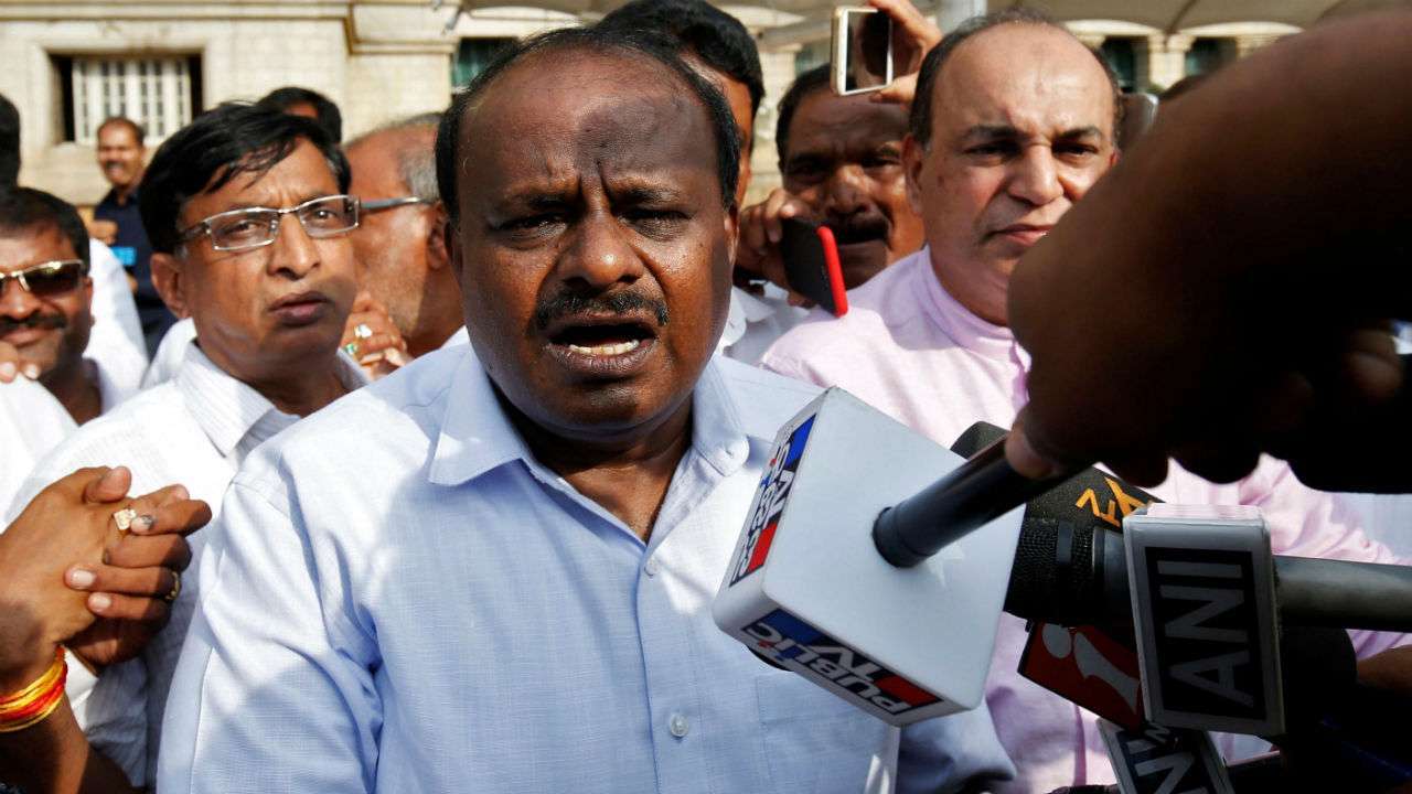 (Karnataka Chief Minister H D Kumaraswamy) 