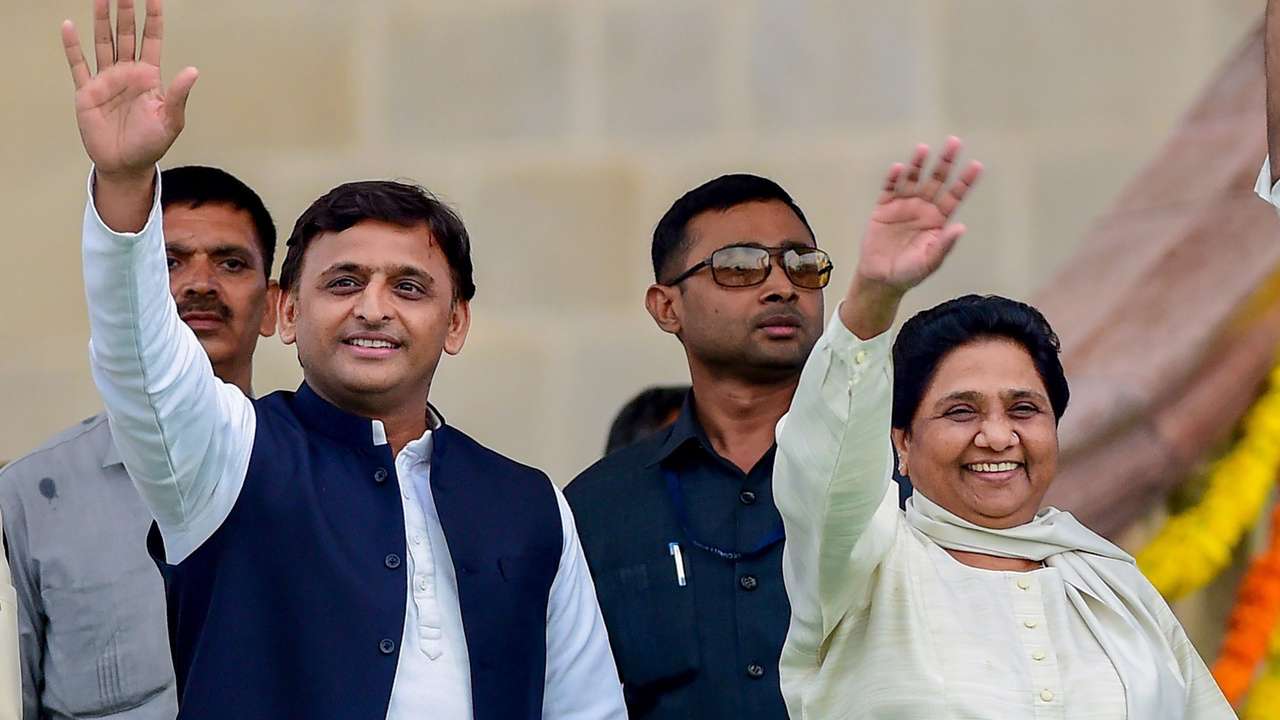 Akhilesh Yadav and Mayawati