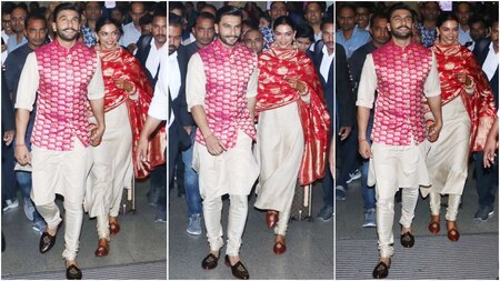 Holding hands even before the Bengaluru reception