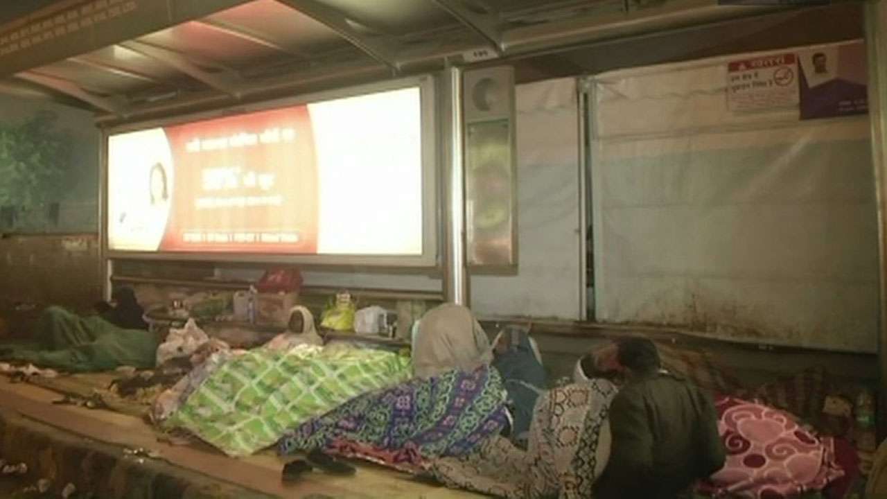 Cold wave conditions continues across much of North India.