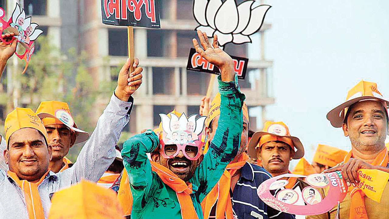 BJP supporters