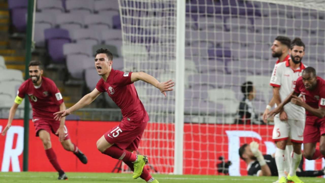 Goals from Bassam Al Rawi and Al Moez Ali earn the Qataris their first win of the Asian Cup 2019