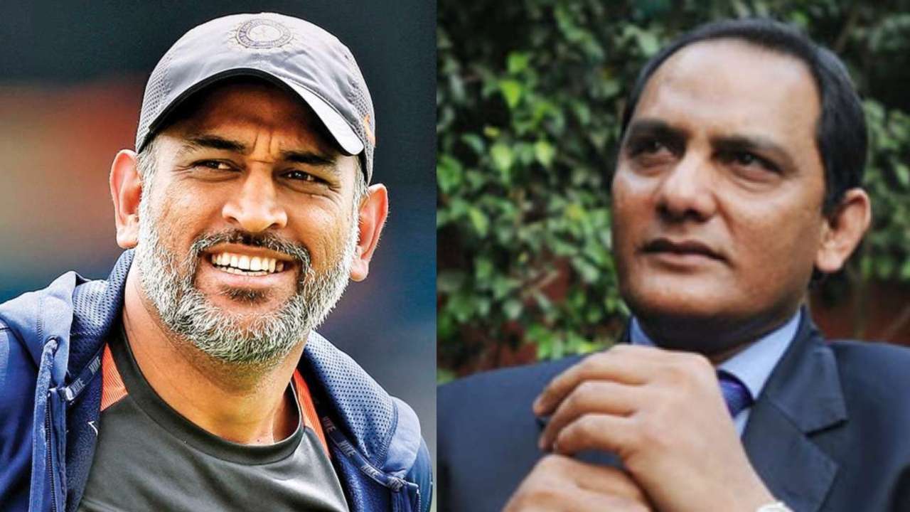 MS Dhoni and Mohammad Azharuddin , File Photos