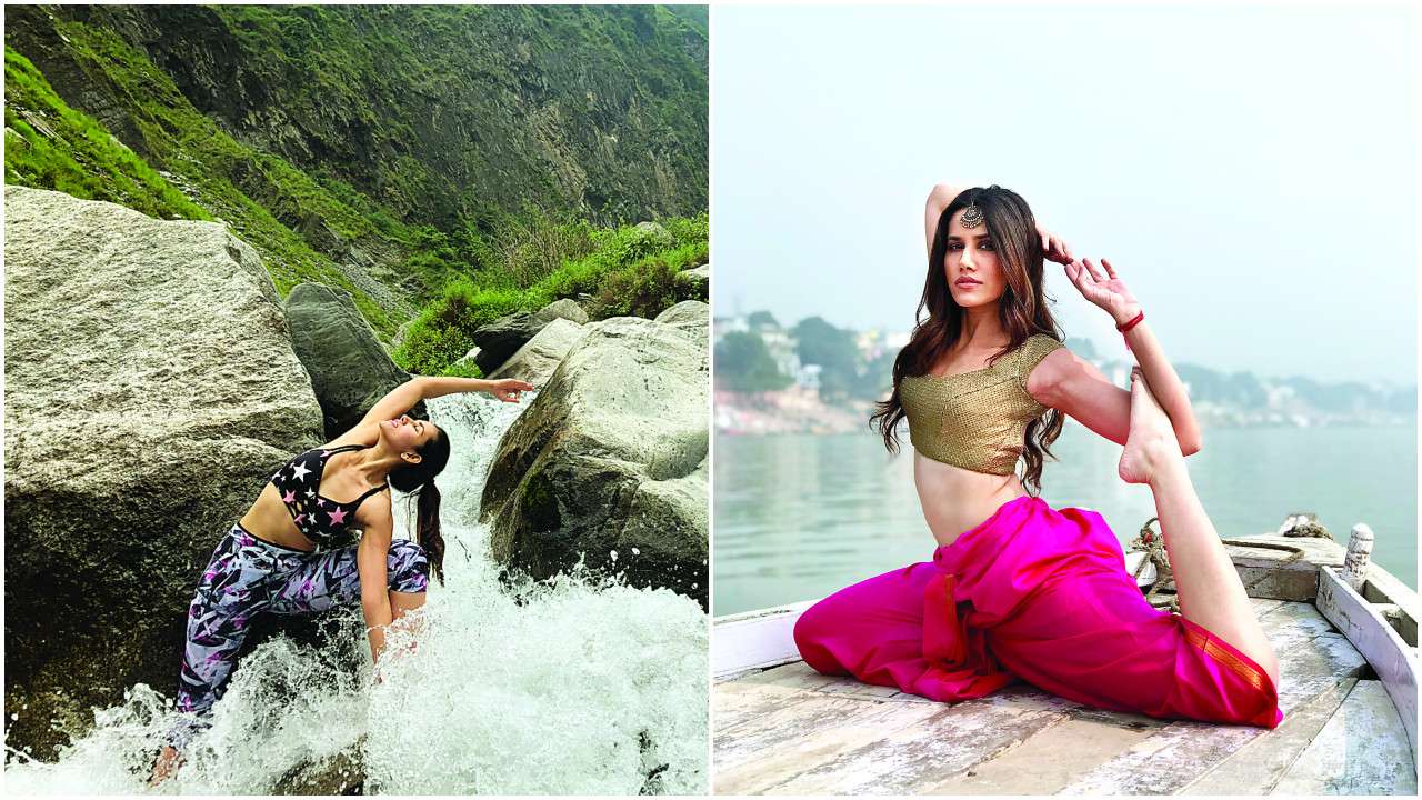 'Pyaar Ka Punchnama' girl Sonnalli Seygall can’t resist mixing natural beauty with yoga