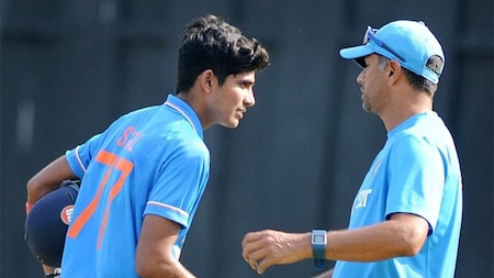 Gill emulated his coach Dravid in First-Class cricket