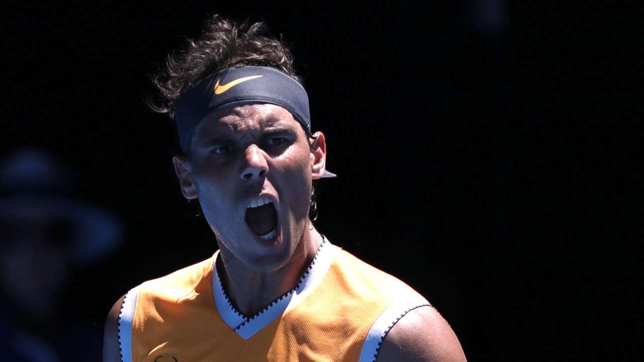 Rafa Nadal enters round two