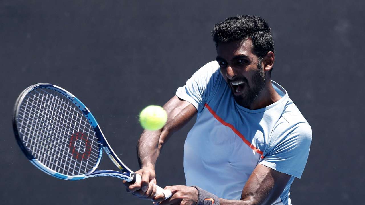 India's Prajnesh Gunneswaran loses in straight sets to Frances Tiafoe