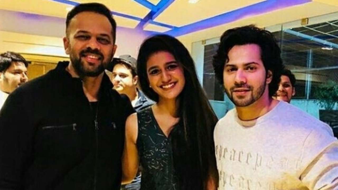 With Rohit Shetty and Varun Dhawan