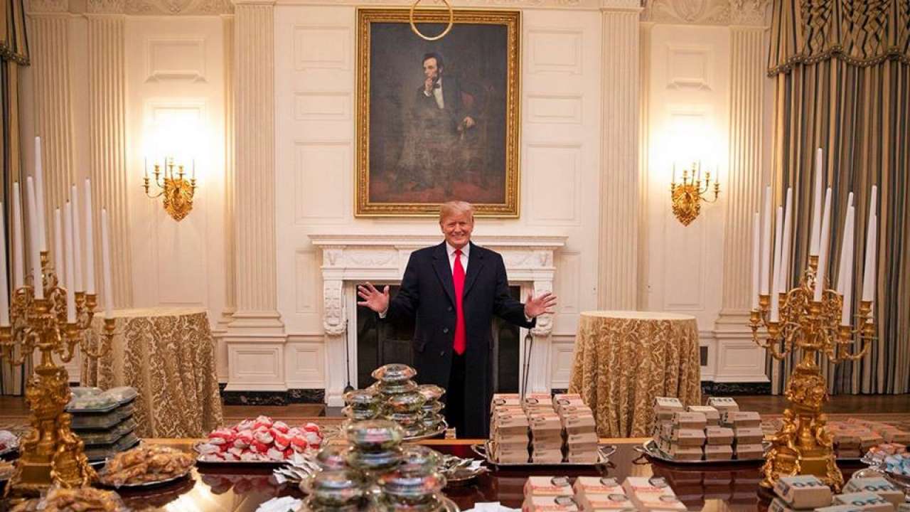 Image result for trump hamburgers