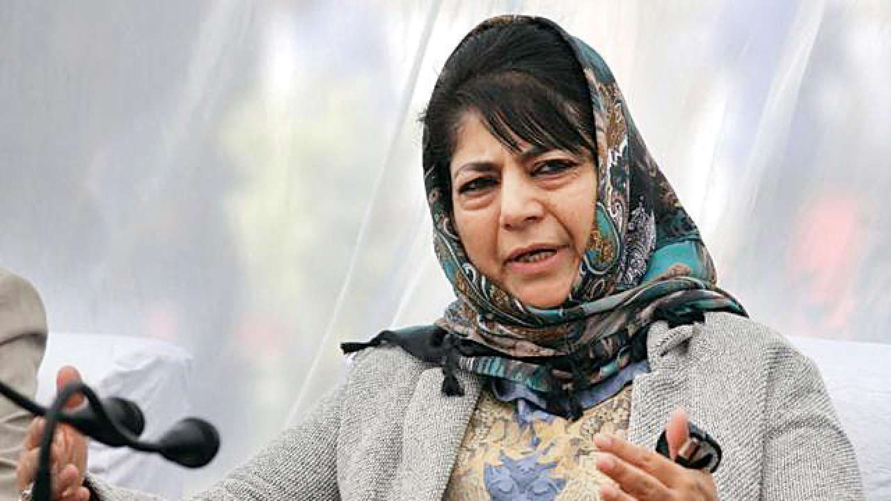 Local militants are sons of the soil: Former J&K CM Mehbooba Mufti