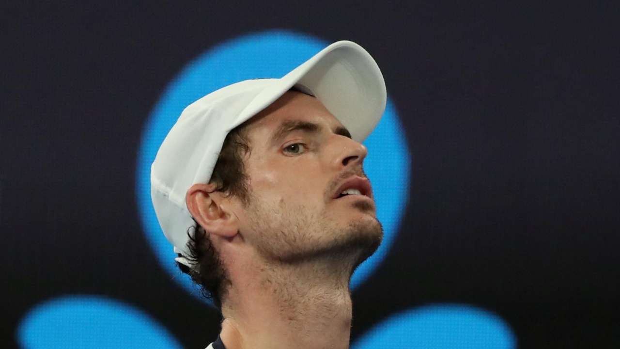 Andy Murray at Melbourne Arena