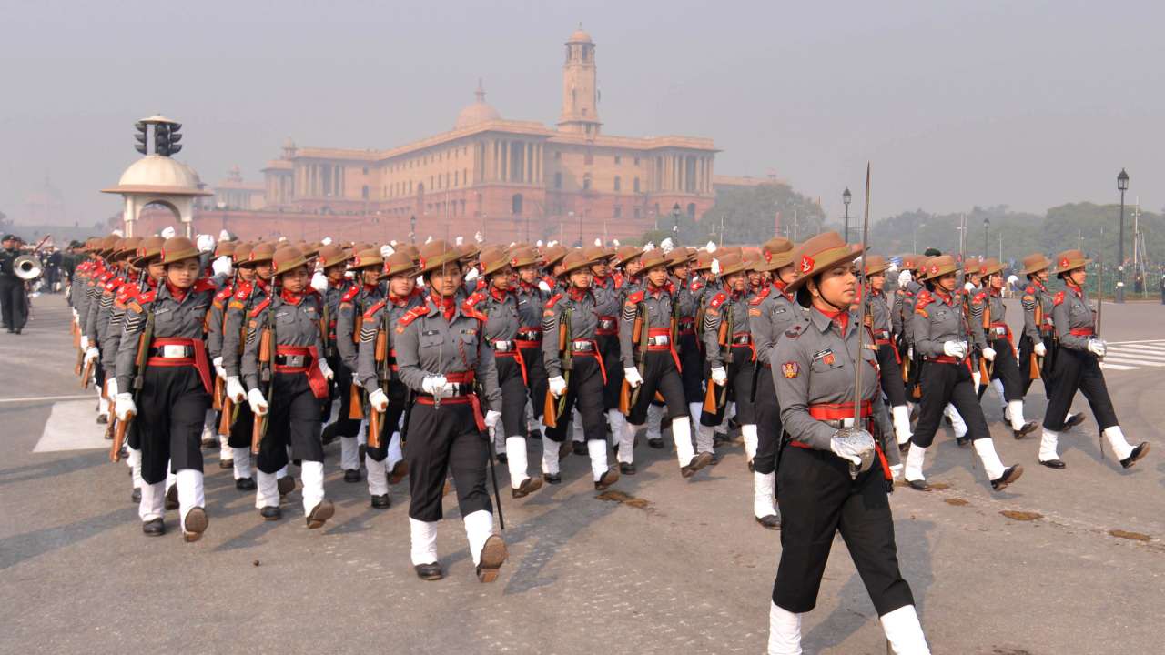 All women wing of Assam Rifles strike perfect pose during Republic Day ...