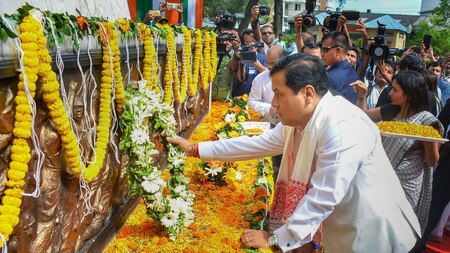 Assam CM celebrates Independence Day