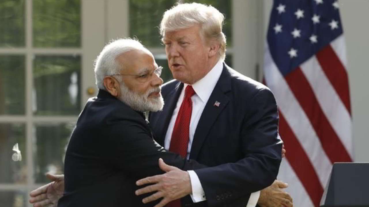 PM Modi and Donald Trump at the White House in 2016