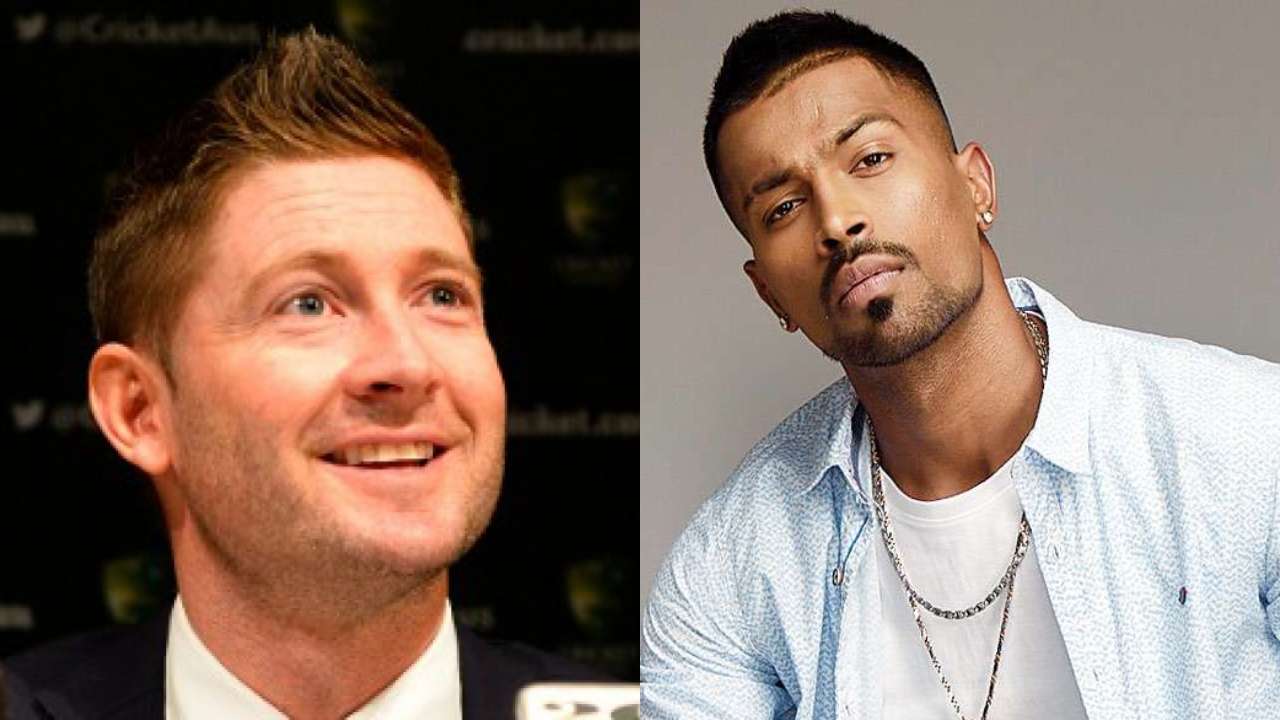 Michael Clarke and Hardik Pandya