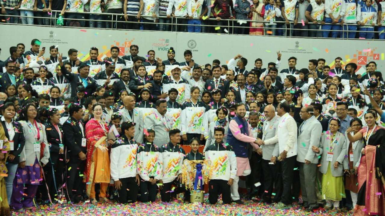 Khelo India Youth Games 2019 Host Maharashtra Win Overall Trophy With 228 Medals 4919