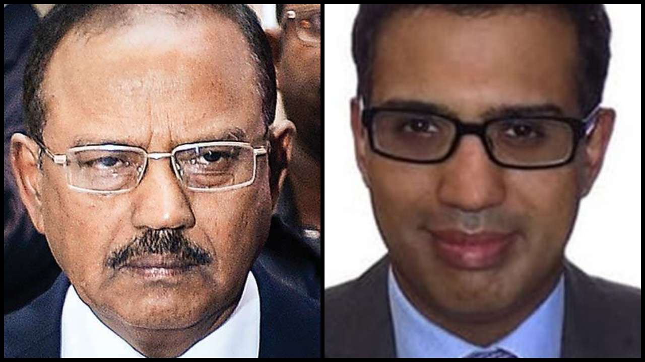 Ajit Doval and son Vivek