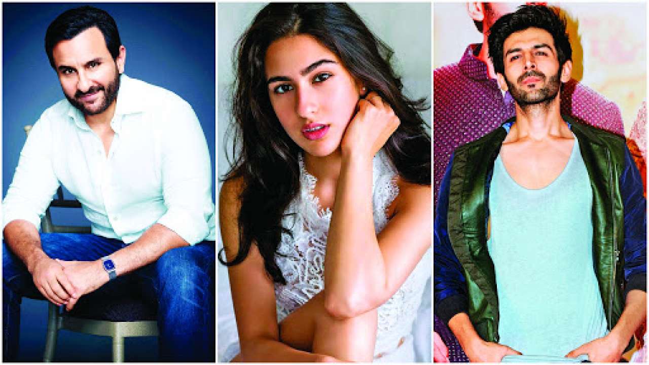 Saif Ali Khan-Sara Ali Khan-Kartik Aaryan