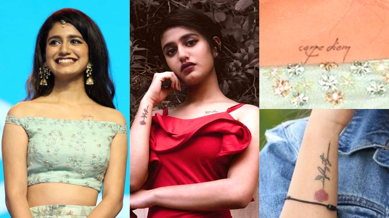 Priya Parkash Xxx - Wink Girl' Priya Prakash Varrier flaunts two new tattoos in latest photos -  Here's what they stand for