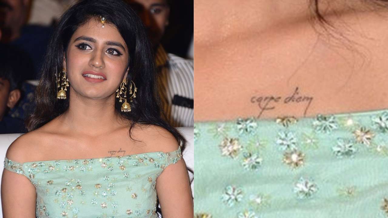Wink Girl' Priya Prakash Varrier flaunts two new tattoos in latest photos -  Here's what they stand for