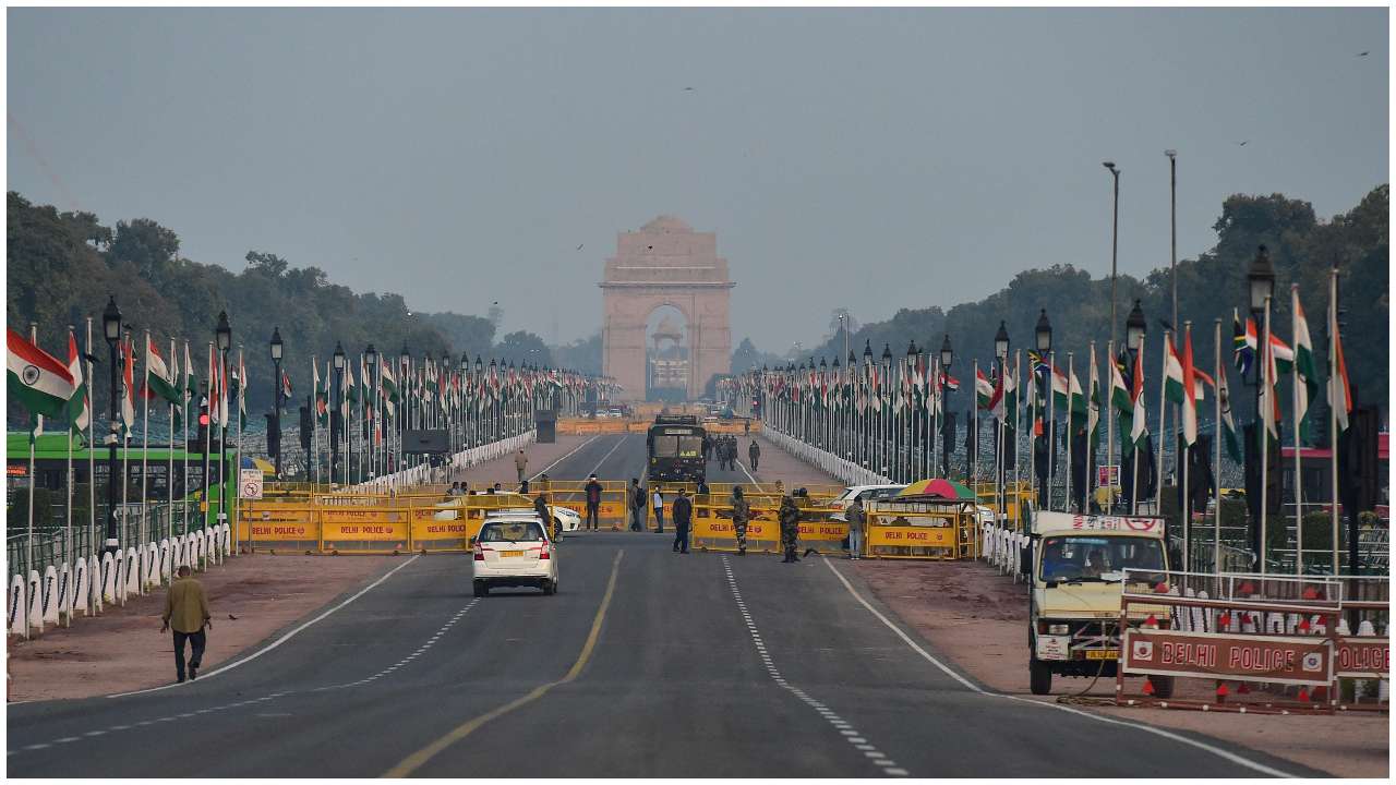 Tight security at Rajpath