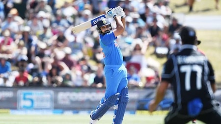 Fifty for Rohit Sharma
