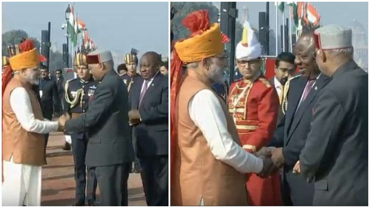 PM Modi welcomes SA president Cyril Ramaphosa