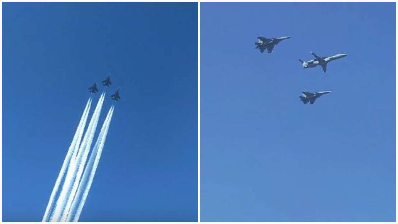 Flypast at Republic Day parade