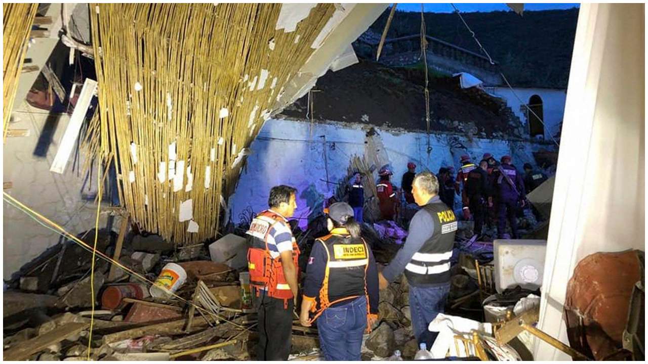 Mudslide hits wedding party in Peru; leaves 15 dead, 34 injured