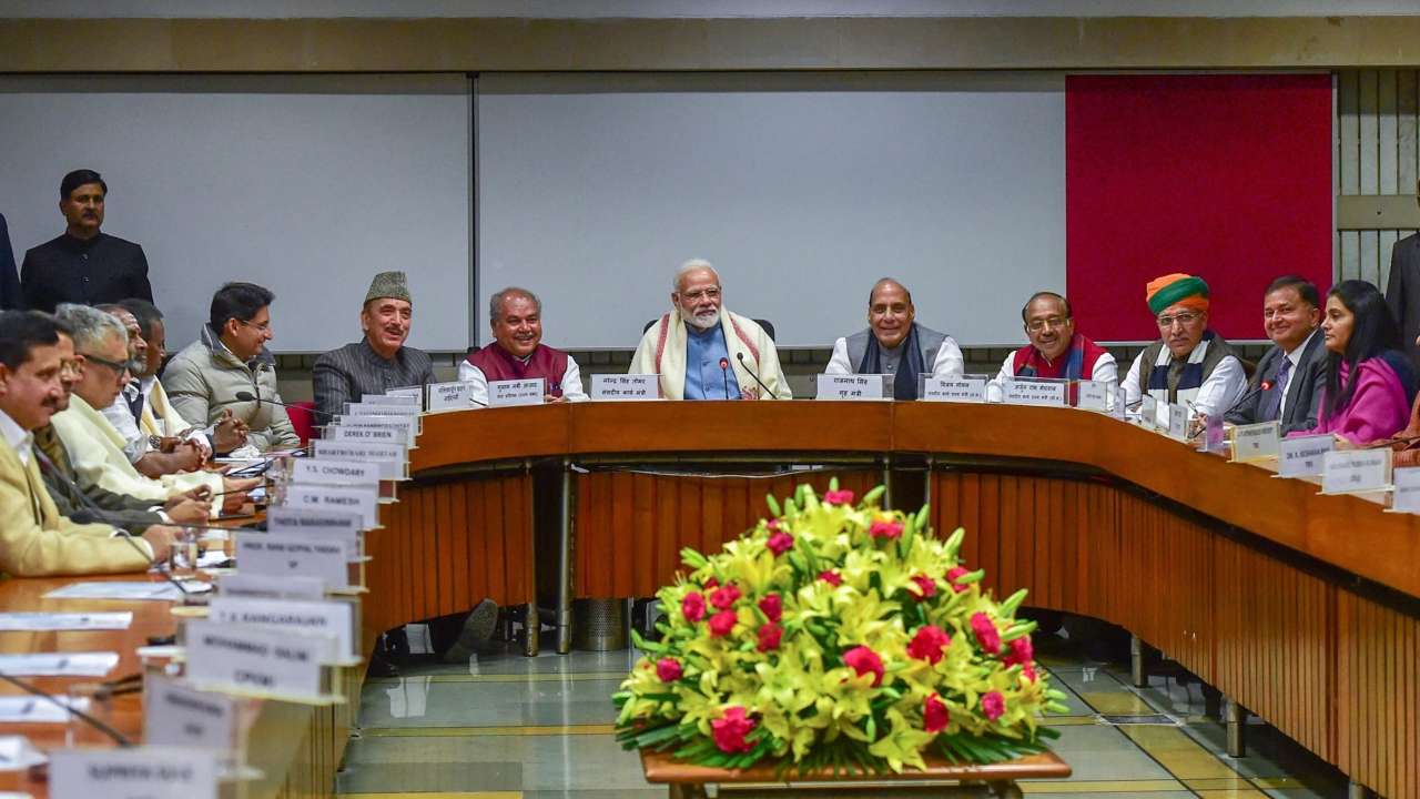 All party meeting underway All party meeting underway