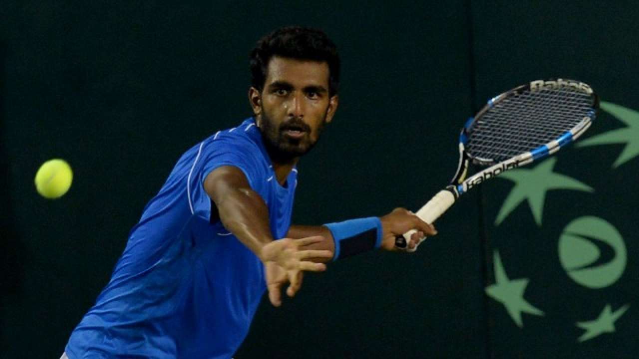 Davis Cup Prajnesh Gunneswaran Loses To Berrettini As India Stares At Elimination