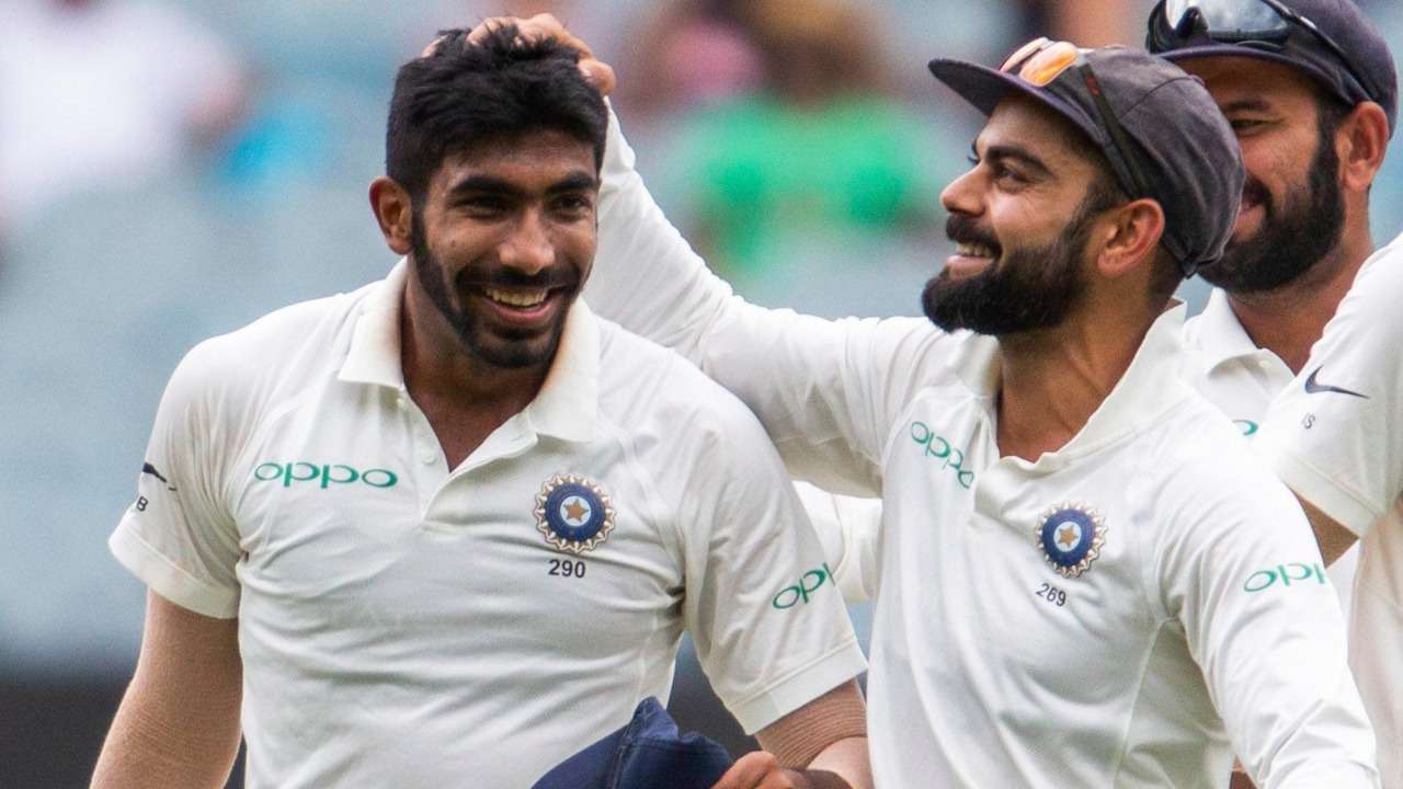 Jasprit Bumrah and Virat Kohli