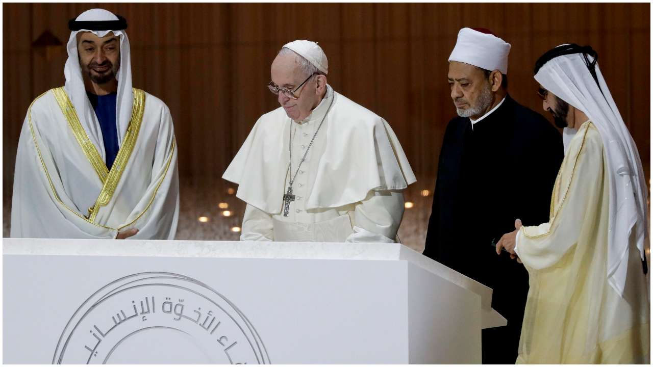 Pope Francis in UAE Here are